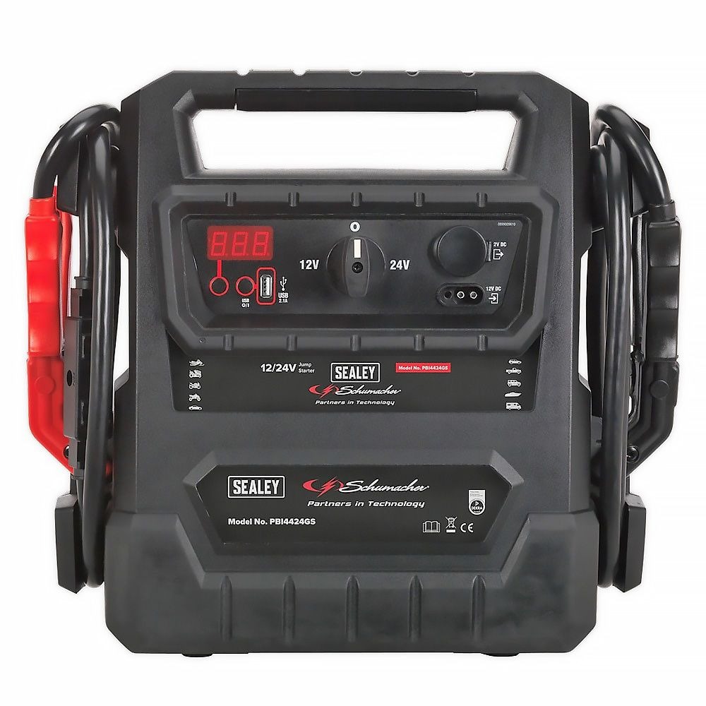 Arrancador de baterías Schumacher® 12V/24V 4600A RoadStart®- certificación DEKRA